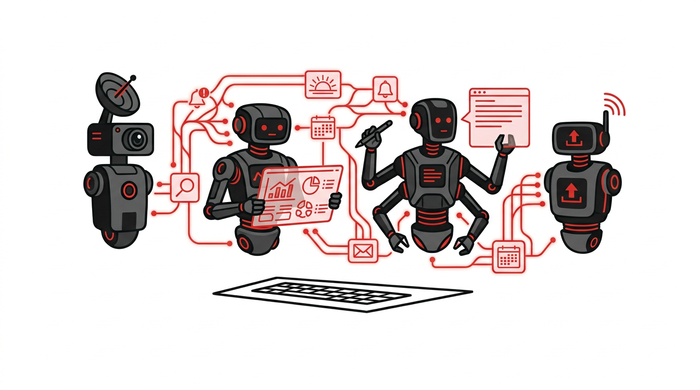 Интерфейс OpenClaw: мультиагентные сценарии